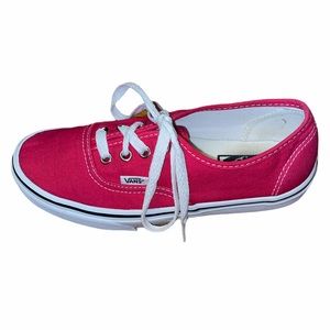 vans neon pink shoes